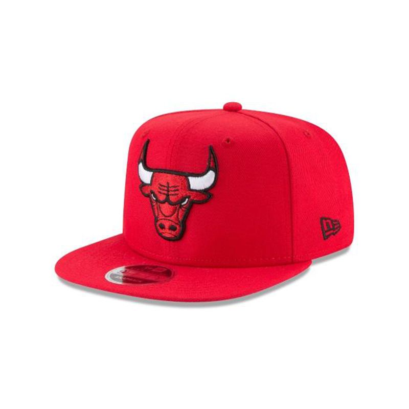 NBA Chicago Bulls High Crown 9Fifty Snapback (XUB0402) - Red New Era Caps